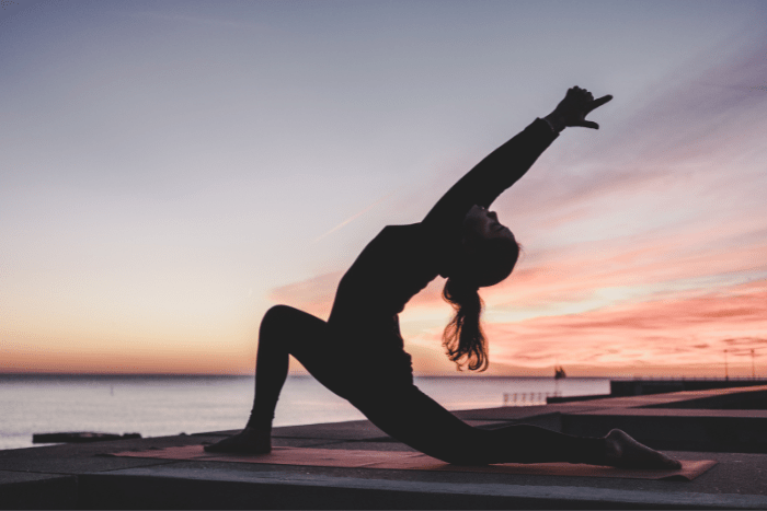 Meditazione al mare e concentrazione