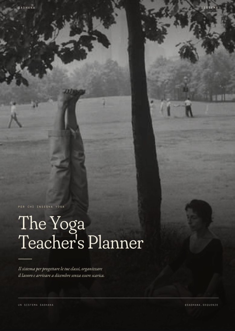 The Yoga Teacher’s Planner